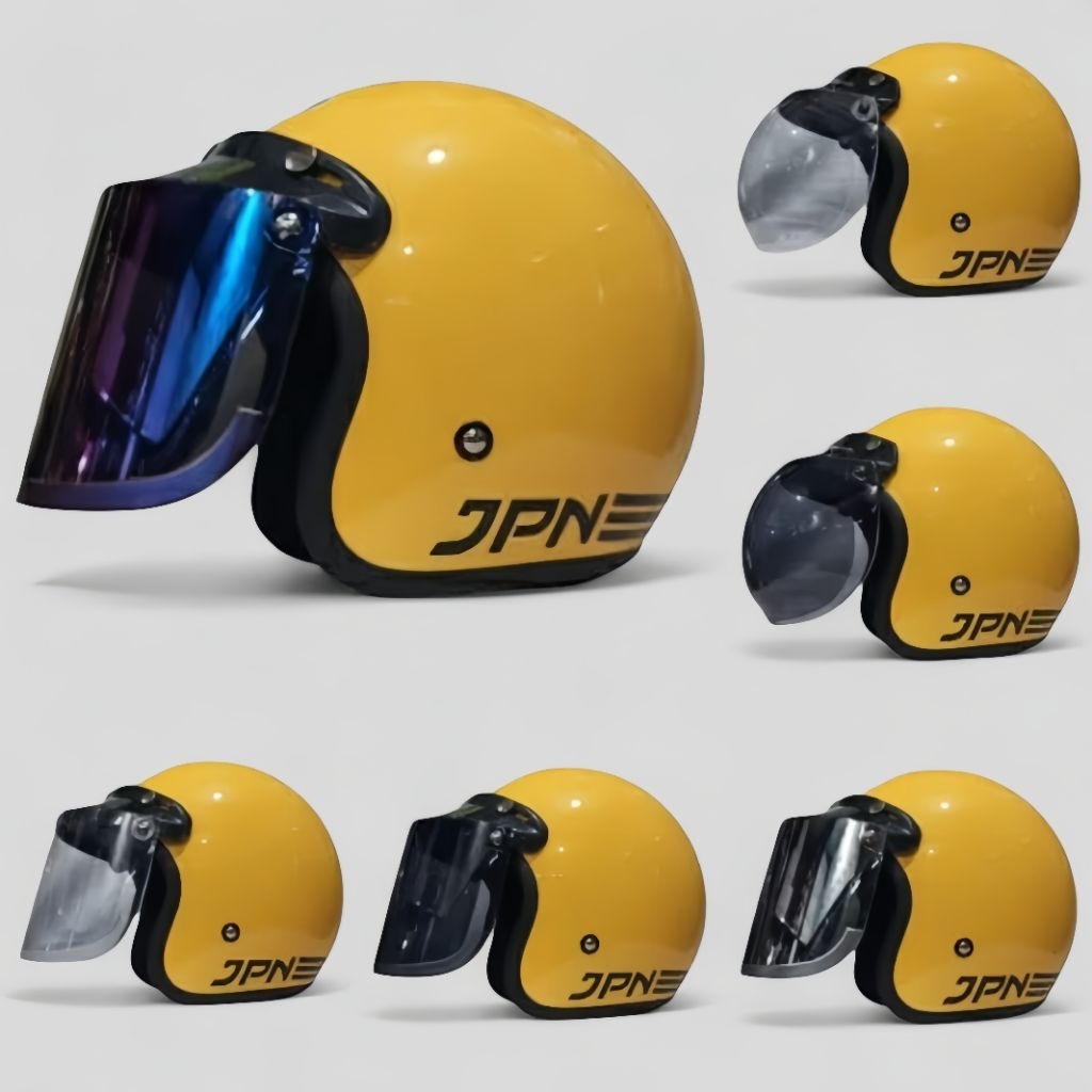 Helm jpn kuning golkar glossy ORIGINAL 100% Asli
