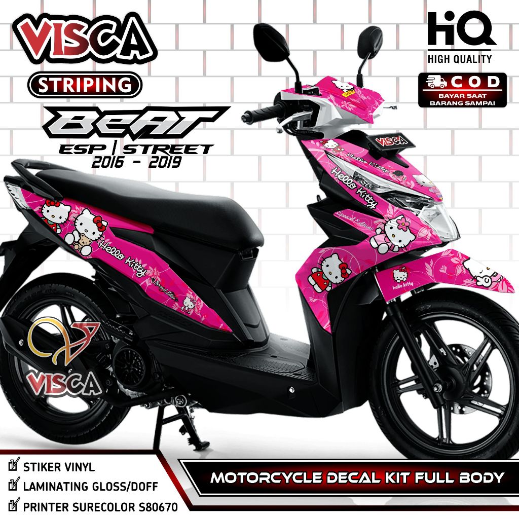 Decal Beat ESP 2016 - Stiker Beat ESP - Dekal Beat ESP 2017 Full Body - Striping Beat ESP 2018 Varia