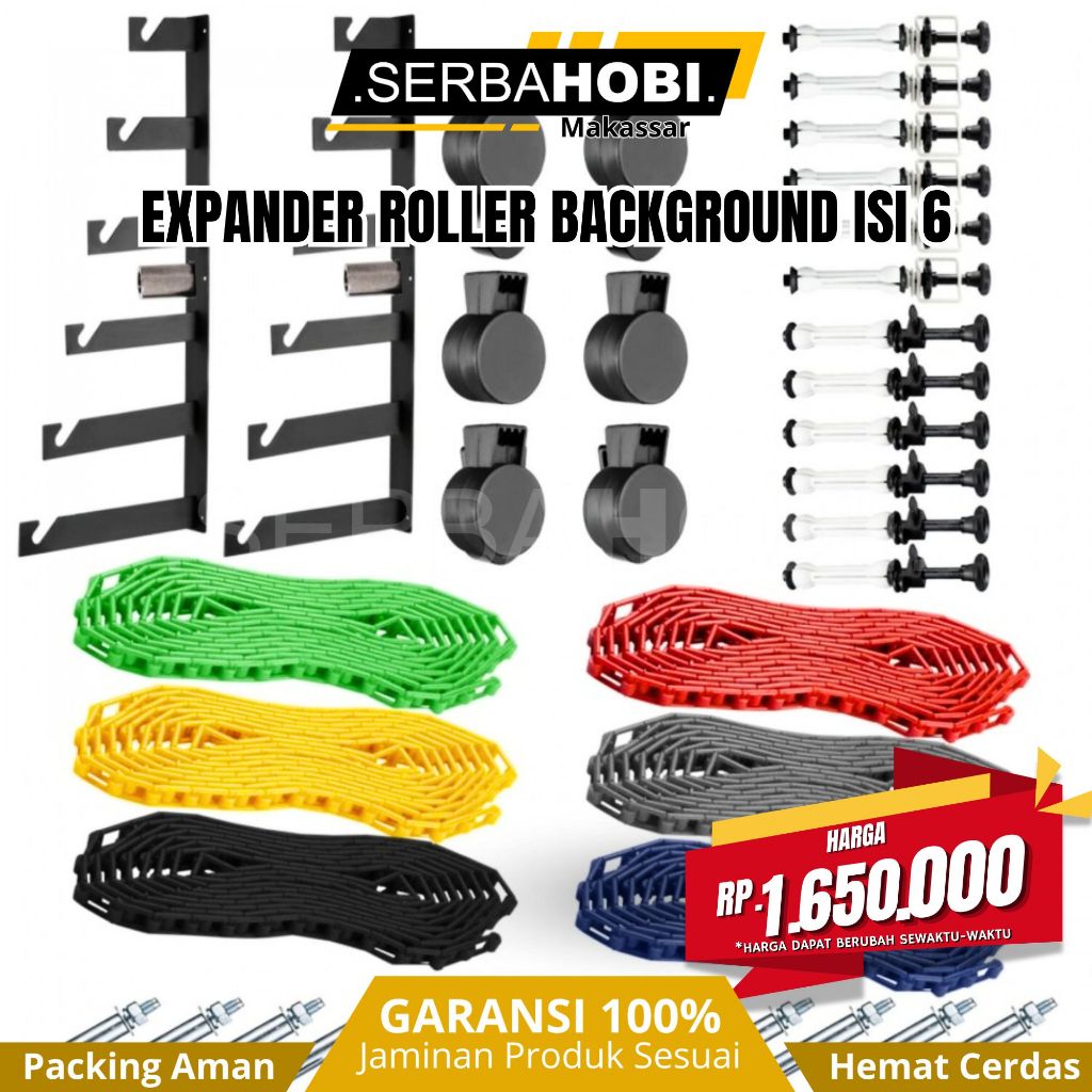 Background Expander Set 6 Roll - Untuk Studio Foto / Foto Model dan lain-lain