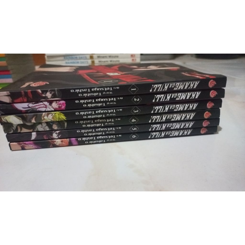 Komik Akame Ga Kill Vol 1-6