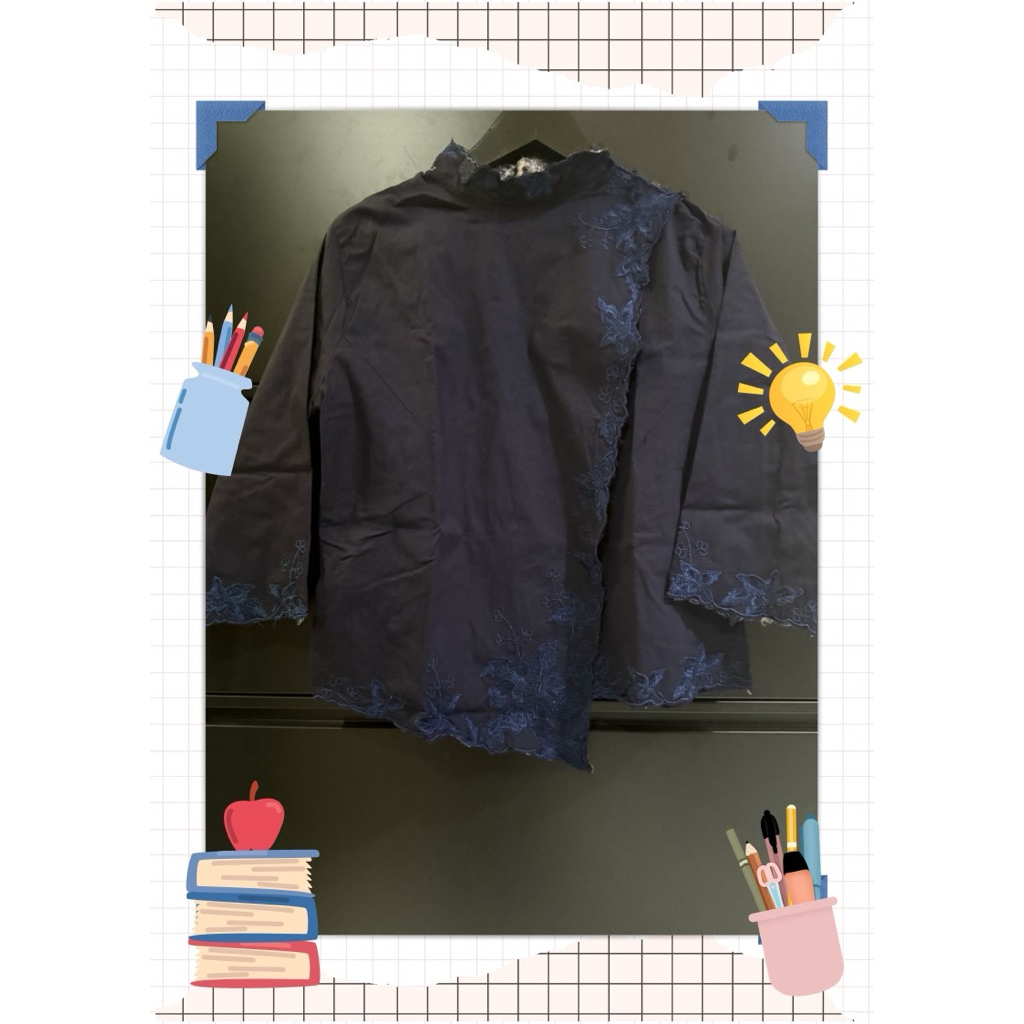 Preloved Kebaya Janggan Navy