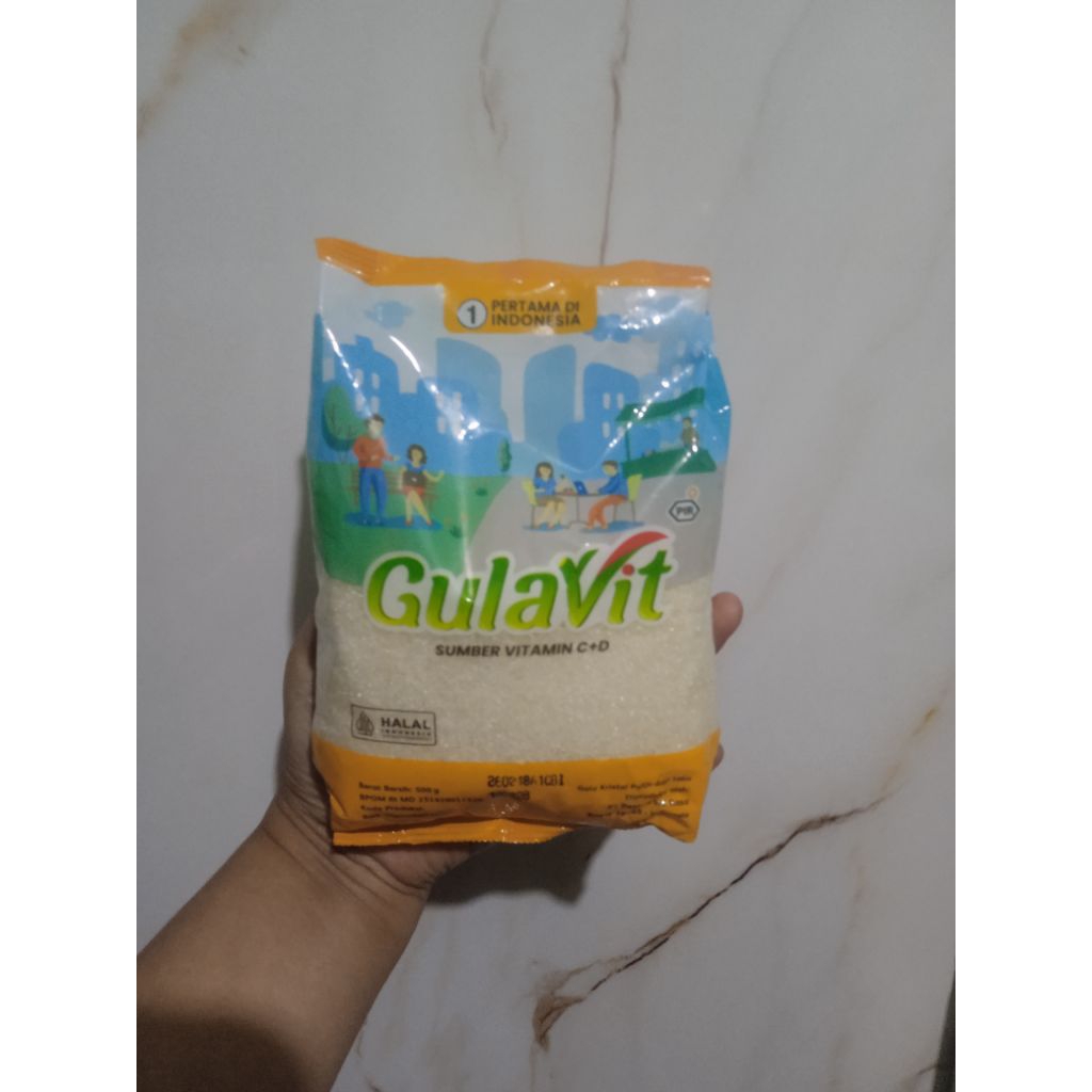 Gulavit 500 gram sumber vitamin C+D