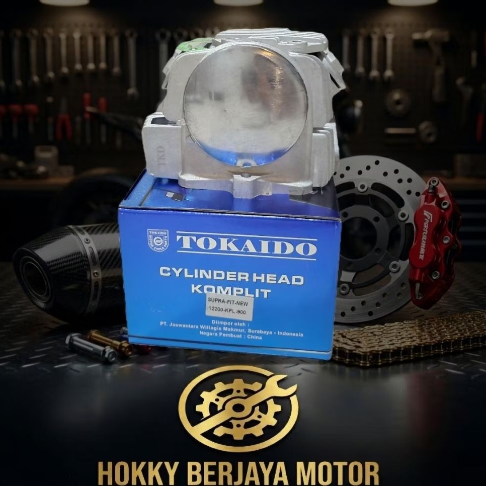 Blok Silinder Head Komplit Supra Fit New Tokaido