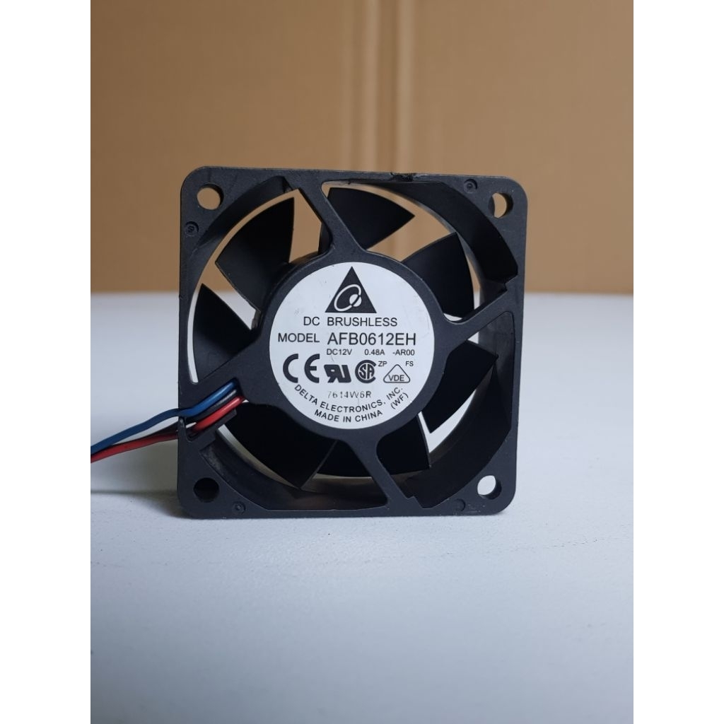 Fan kipas Delta DC 12V-0.48A 6X6CM 3pin