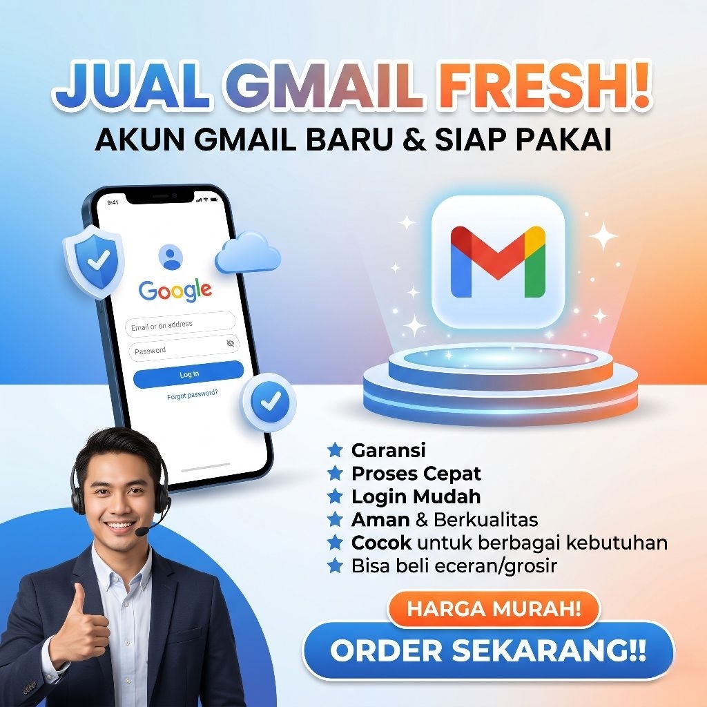 akun Gmail fresh