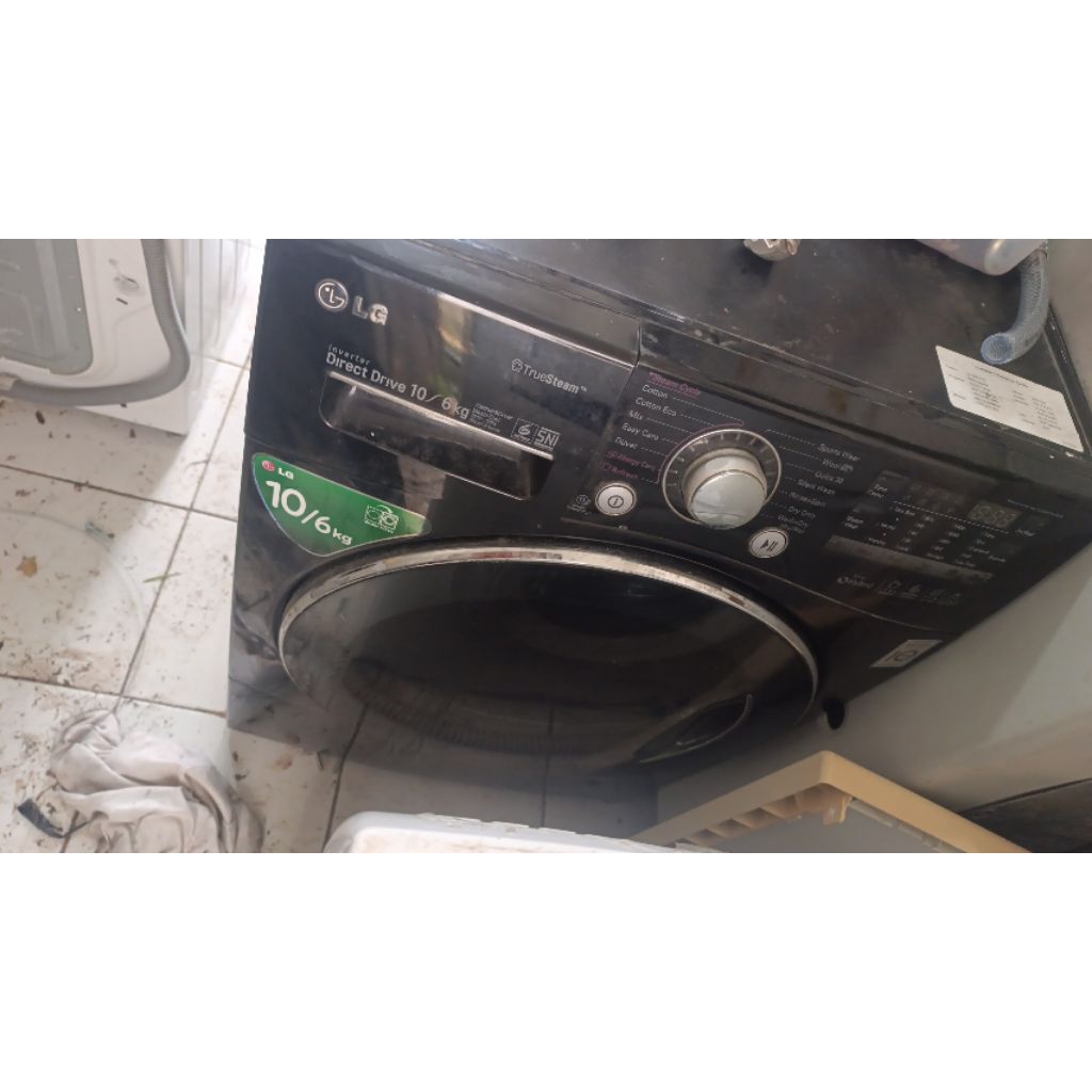 mesin cuci LG 10/6 kg
