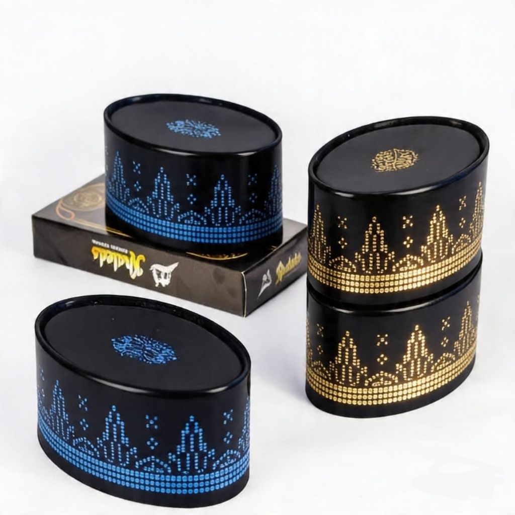 Peci Motif Batik Songket Songkok Batik Songket Kopiah motif Batik songket Tinggi 9 cm Pria Laki laki