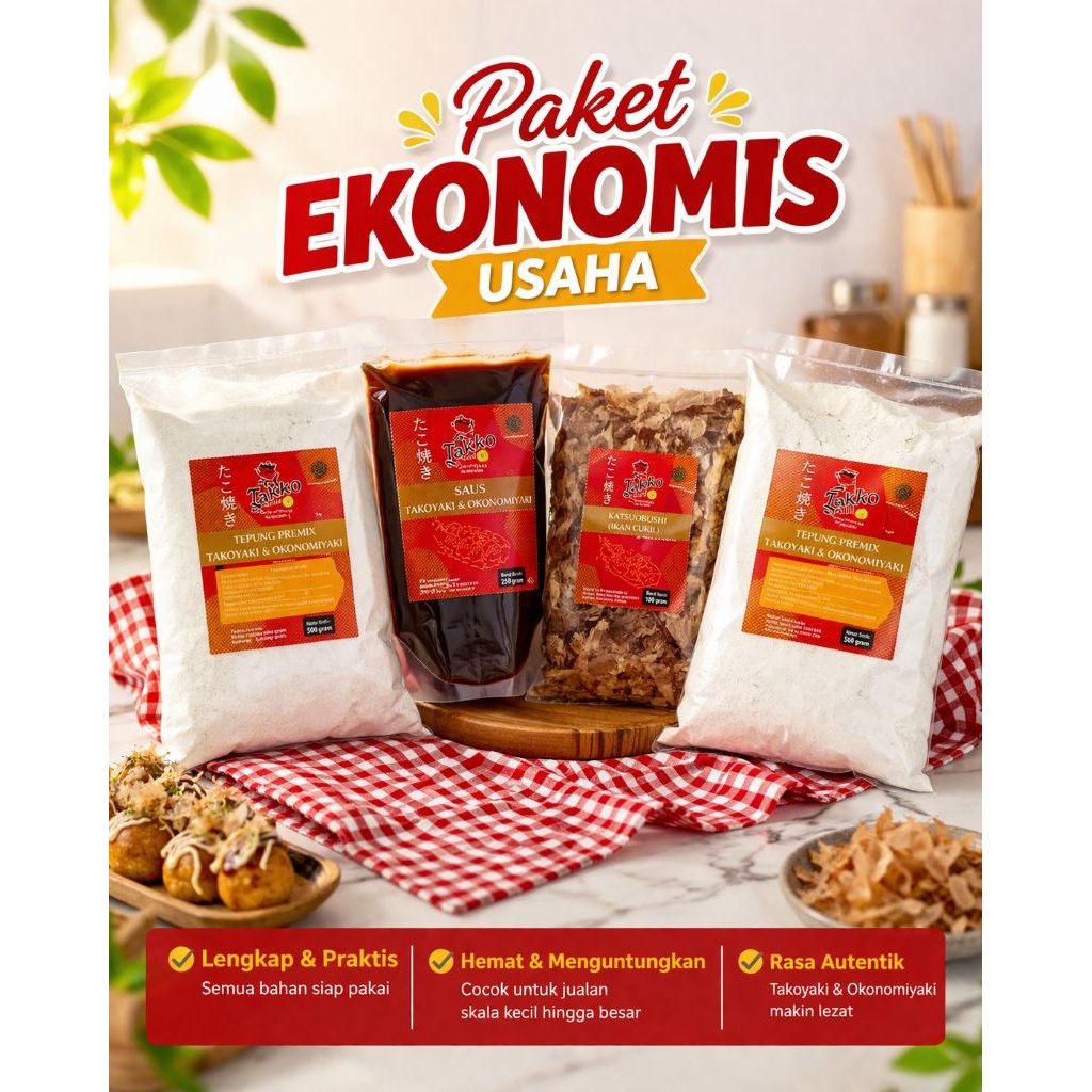 Takosan - Paket Ekonomis Usaha Takoyaki Okonomiyaki