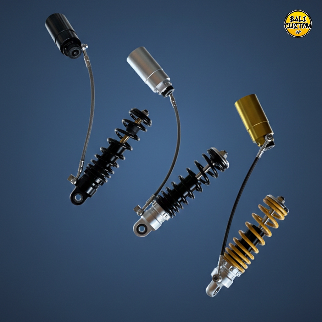 Shock Copy Ohlins Tabung Pisah Depan Variasi Vespa Matic Sprint,Primavera,Lx,S125