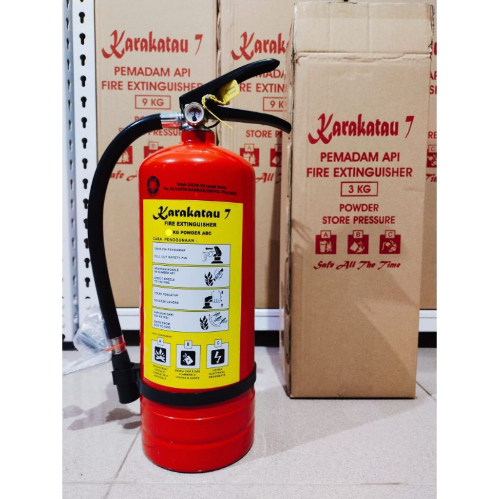APAR ALAT PEMADAM API 3 KG (SNI) + ISI APAR
