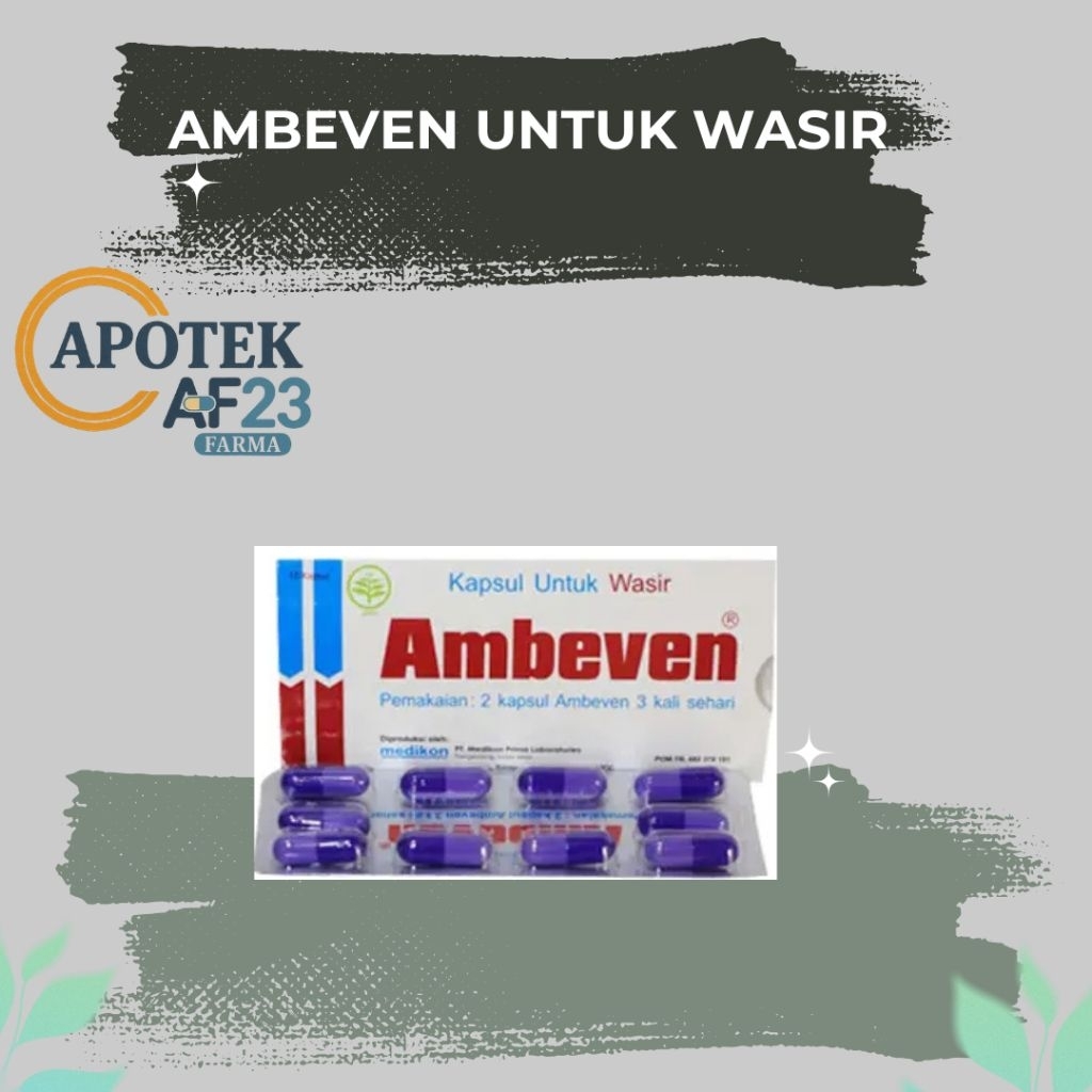 Ambeven Kapsul Herbal Wasir 10 Kapsul