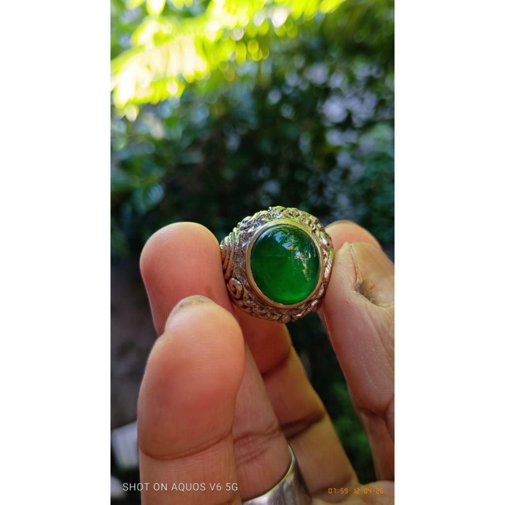 batu akik hijau botol garut