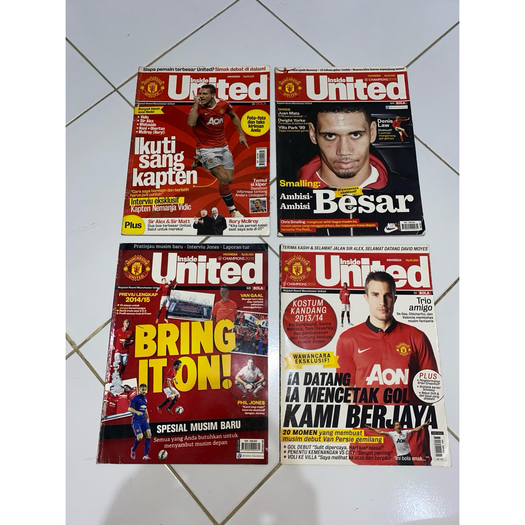 majalah sepakbola manchester united / inside united