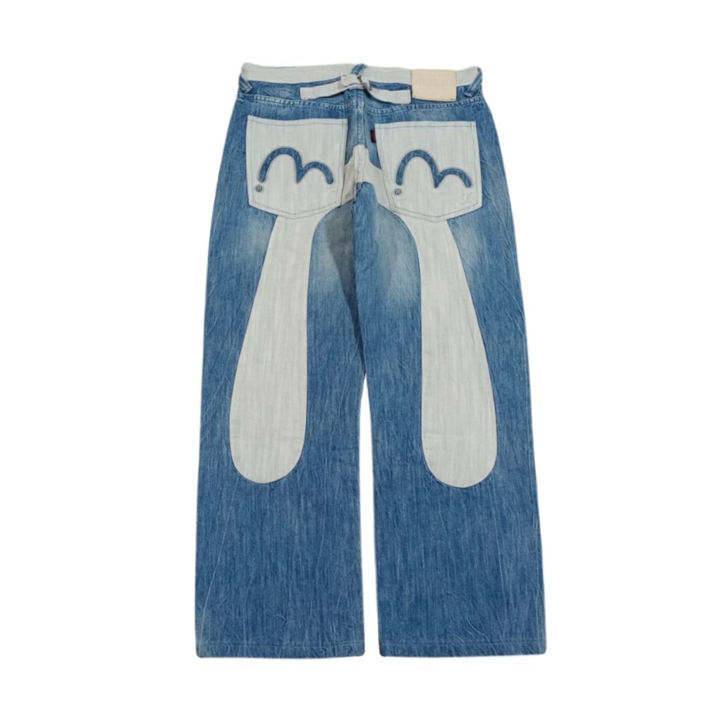 ‎CELANA JEANS BAGGY BALLON Y2K LOOSE REGULAR EVISU SECOND SIZE 32