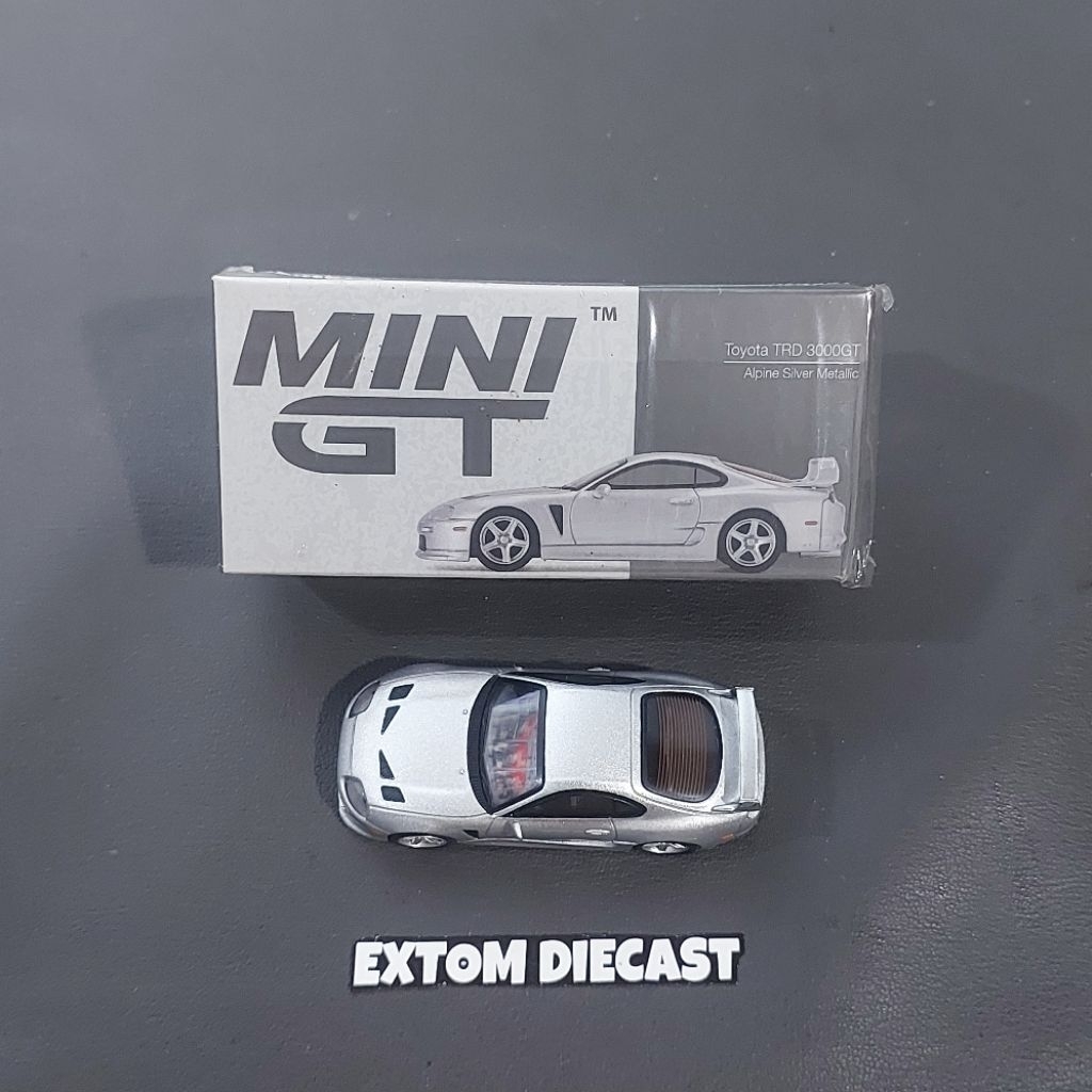 Mini GT Toyota TRD 3000GT Alpine Silver Metallic