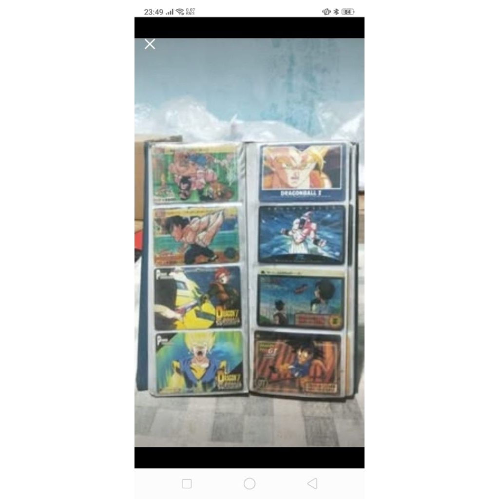 Kartu DragonBall & Pokemon total 64 card(2nd/Bekas untuk kolektor)