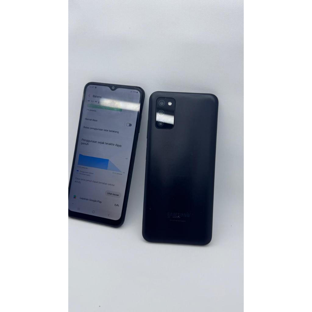 SAMSUNG A03s 4/64 second batangan resmi mulus