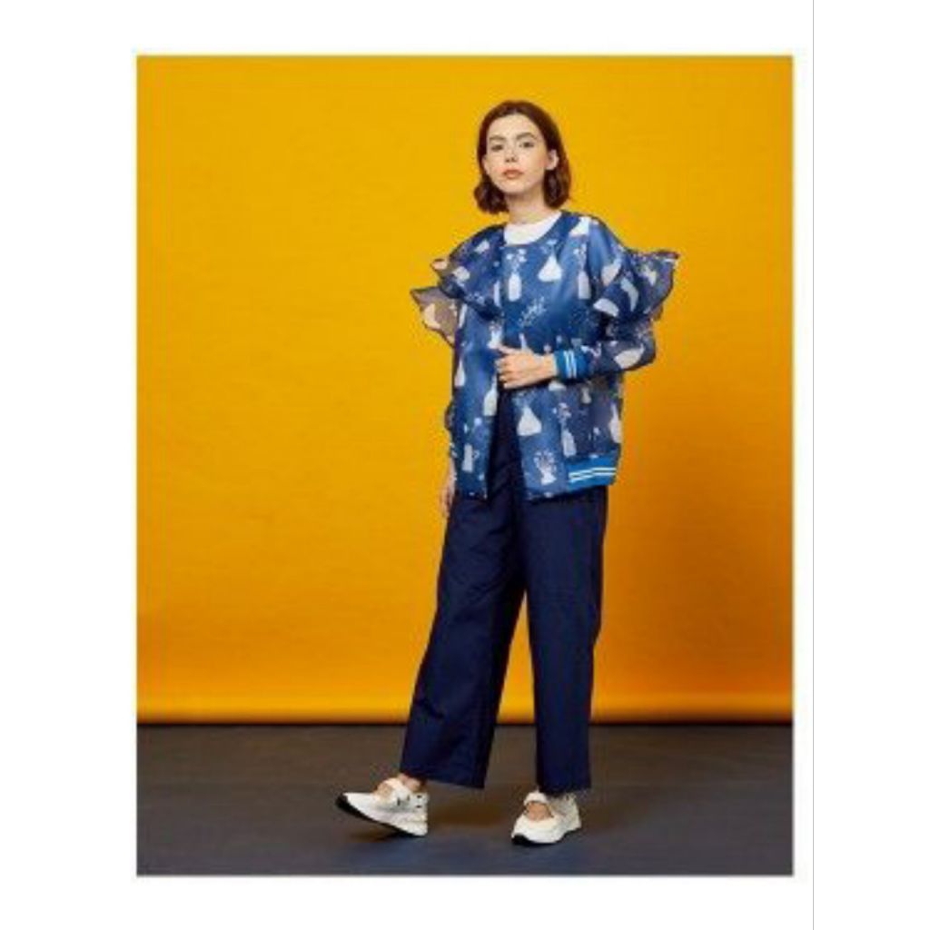 NADJANI - Carolin Outer Navy Jacket Preloved