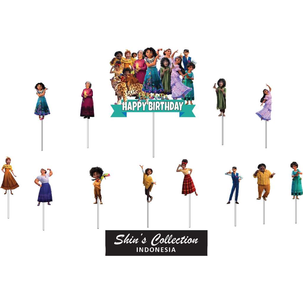 Cake topper Encanto Disney