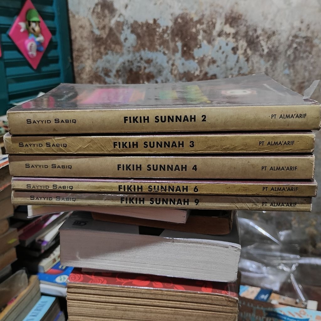 Preloved Buku Fikih Sunnah Jilid 2, 3, 4, 6 dan 9 - Sayyid Sabiq (Original, dijual satuan)