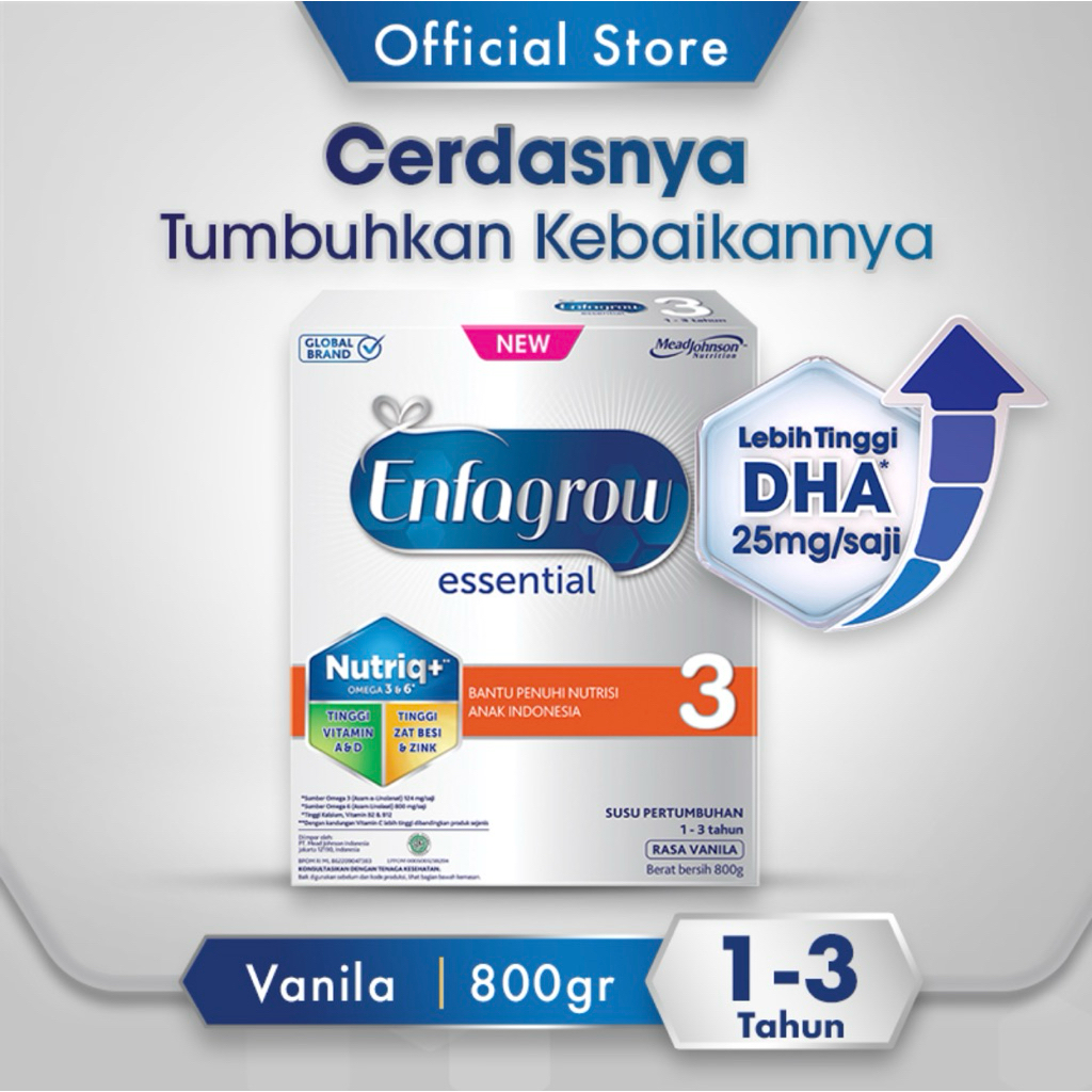 ENFAGROW ESSENTIAL 3 800g VANILA