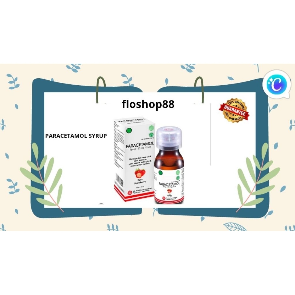 PARACETAMOL ANAK / PARACETAMOL SIRUP / PARACETAMOL SIRUP ANAK