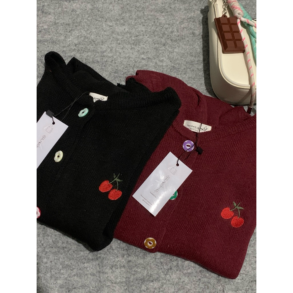 Kardigan Crop New bukan Thrift cery