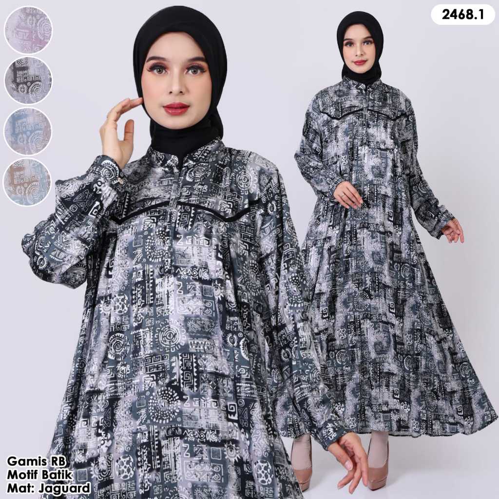 Zeeya Collection Anggel Gamis Dress Wanita Dewasa Bahan Turkish Jacquard Ukuran Jumbo