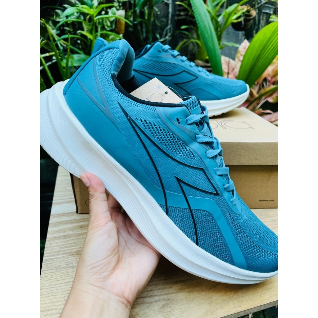 SEPATU RUNNING PRIA DIADORA PEGORE(M) DARK BLUE(BIRU) ORIGINAL SALE SPORT STATION