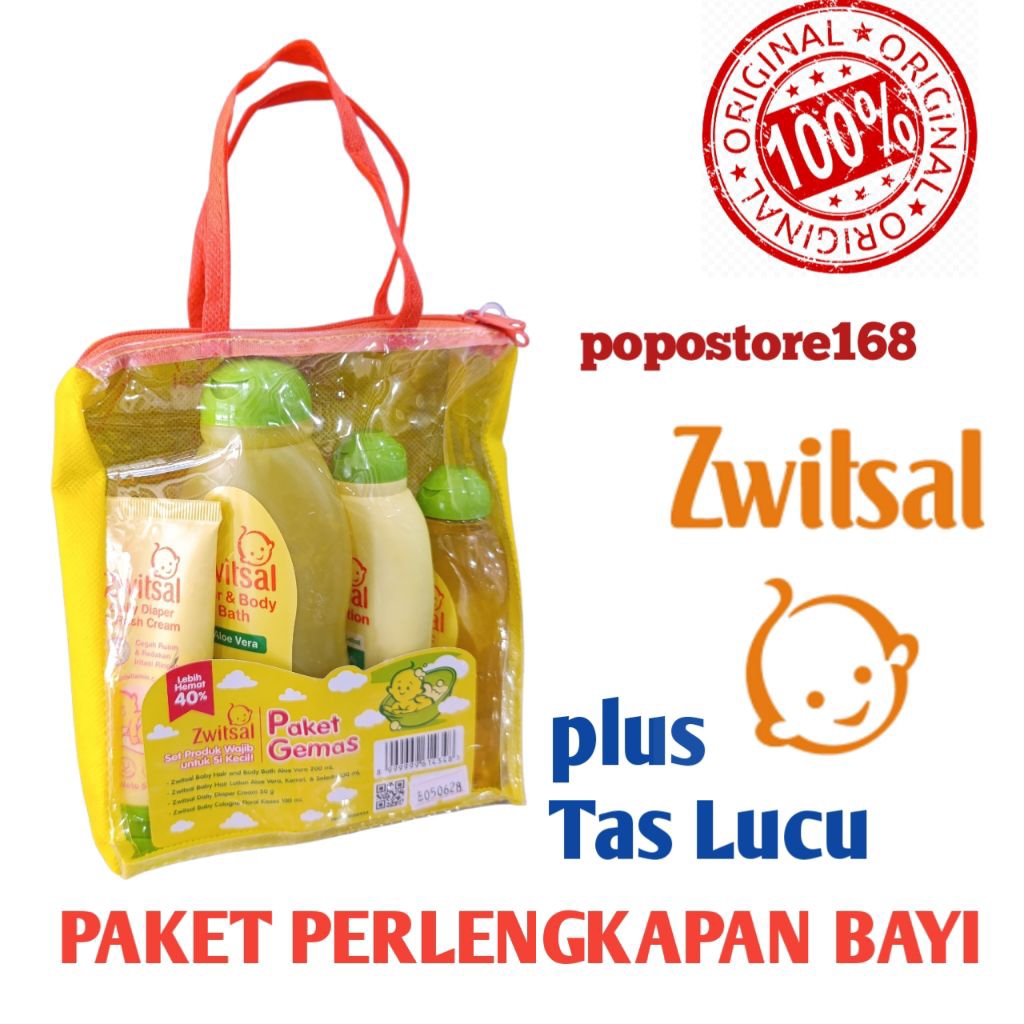 PAKET ZWITSAL BABY GIFSET 1 SET/ ZWITSAL PAKET GEMAS/ PAKET PERAWATAN/ PERLENGKAPAN BAYI HAMPERS GIF