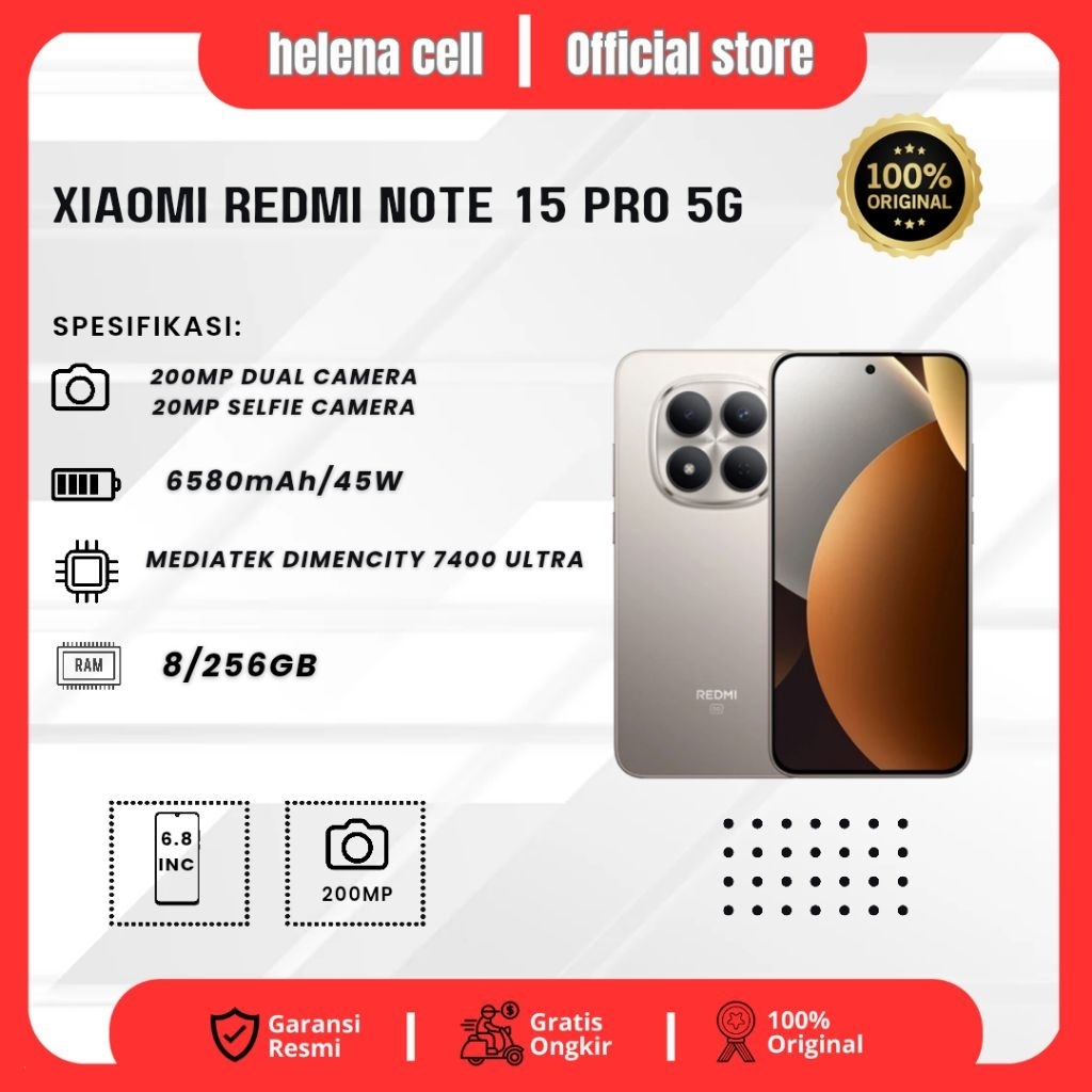 Xiaomi Redmi Note 15 Pro 5G Ram 8/256GB