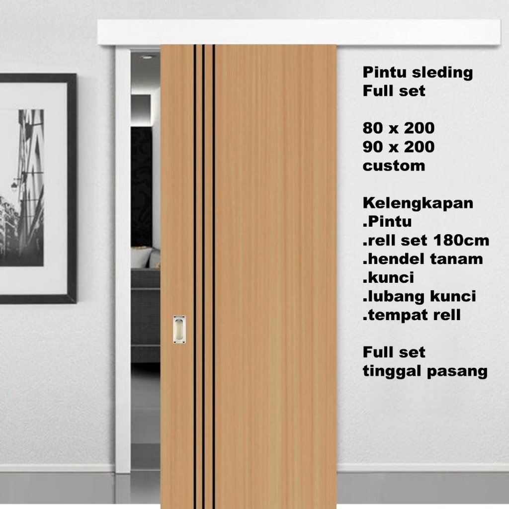 PINTU.MOTIF(I) PINTU MINIMALIS PINTU KAMAR TIDUR