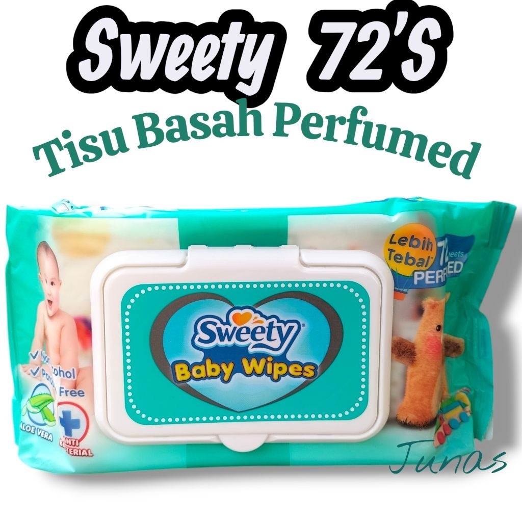 Tisu Basah Sweety 72's Perfumed