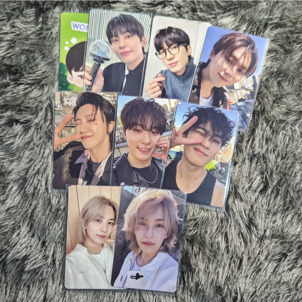 [Ready To Ship] Wonwoo Carzone Caratland25, Stamp Rally Happy Burstday WW Jeonghan, MG JH Dino Seung