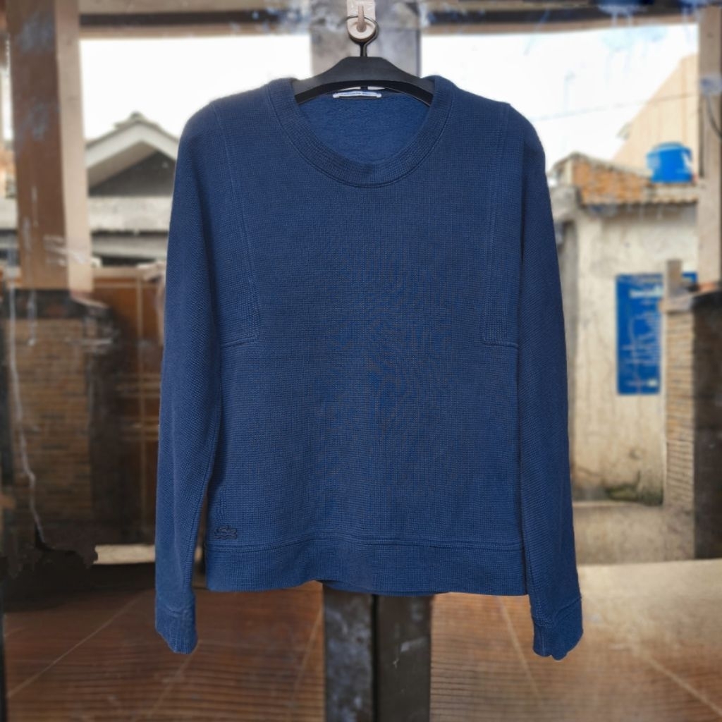 Sweatshirt Lacoste basic cn bahan knit crewneck