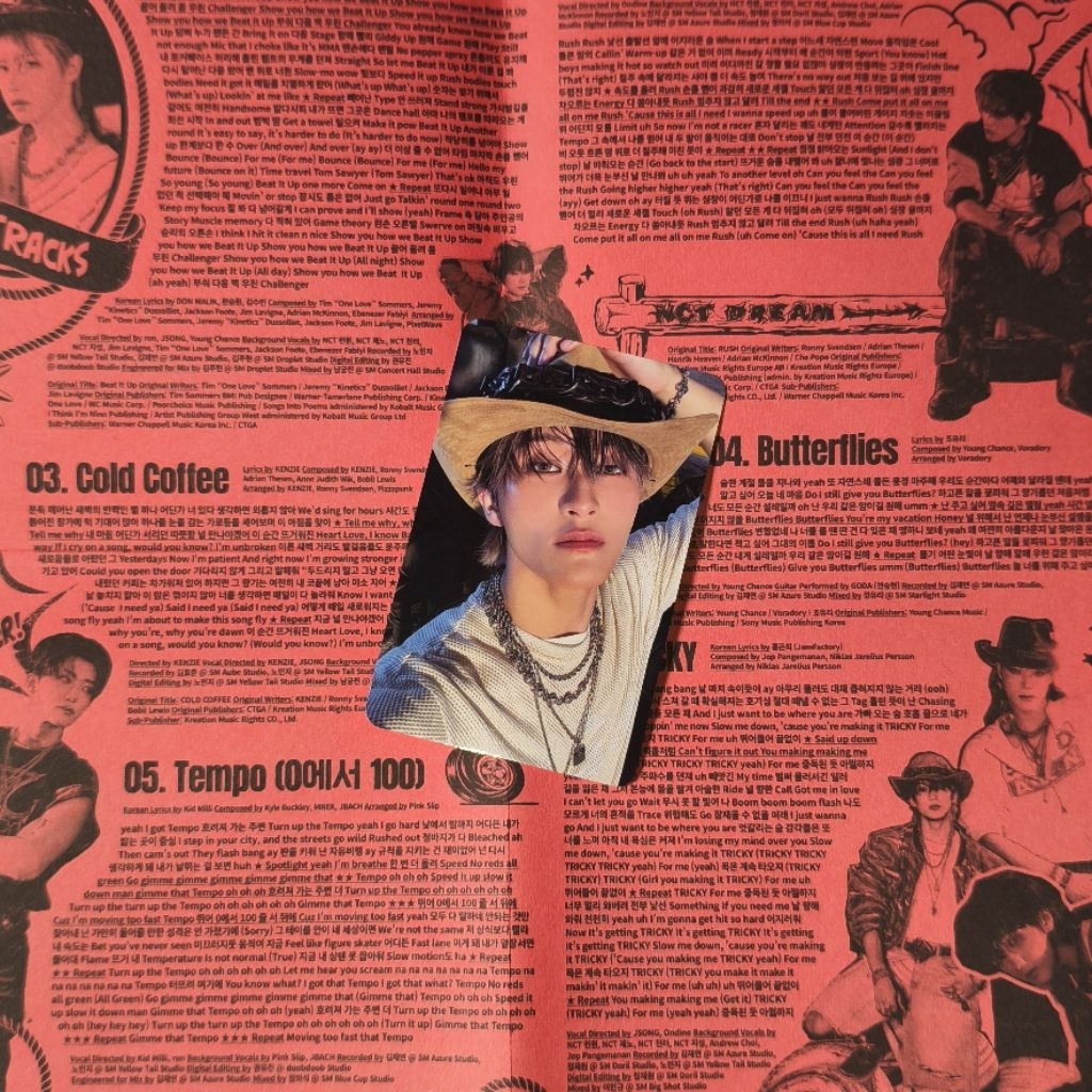 Photocard Mark Lee Cowboy Beat It Up Era BOOKED
