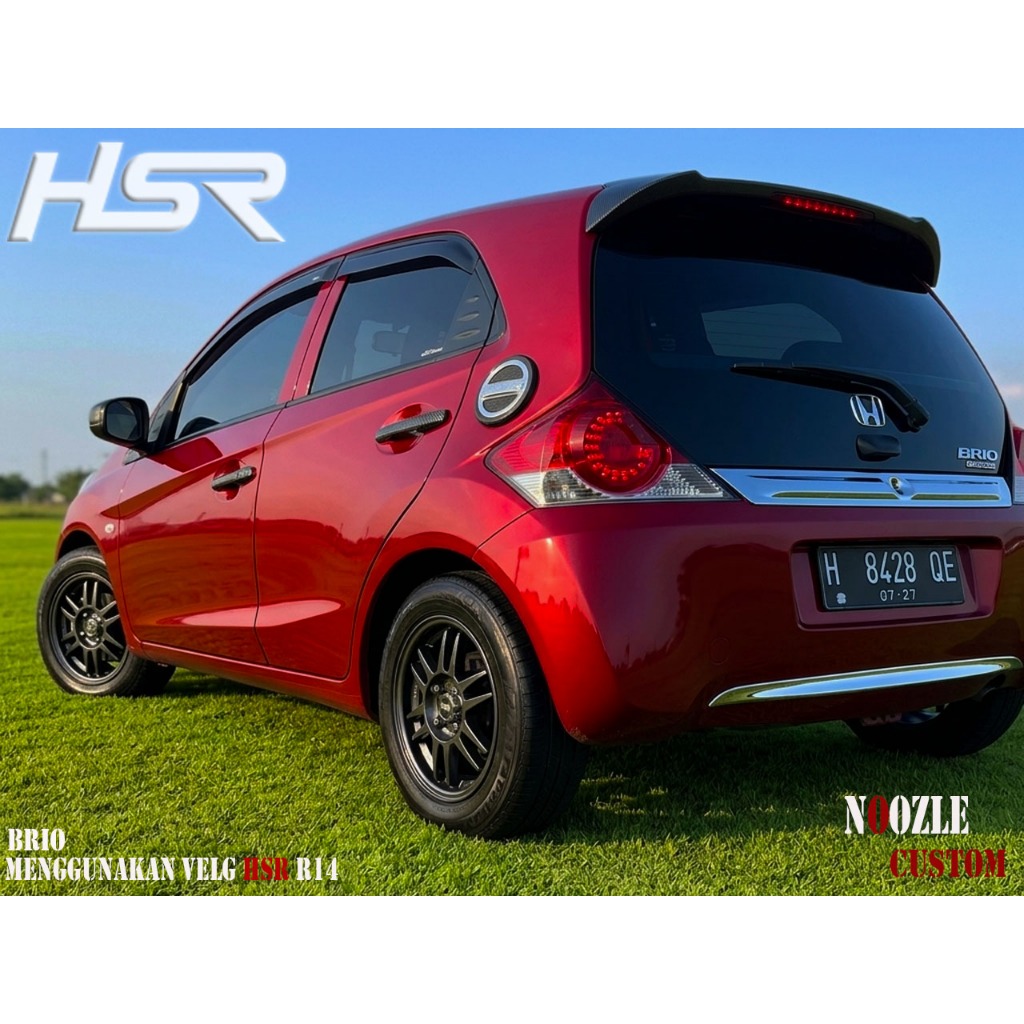 Velg R14 Brio Agya Avanza Xenia Ring 14 Lubang Baut 4 PCD 100 PCD 114 Pelek HSR R14 Terbaru