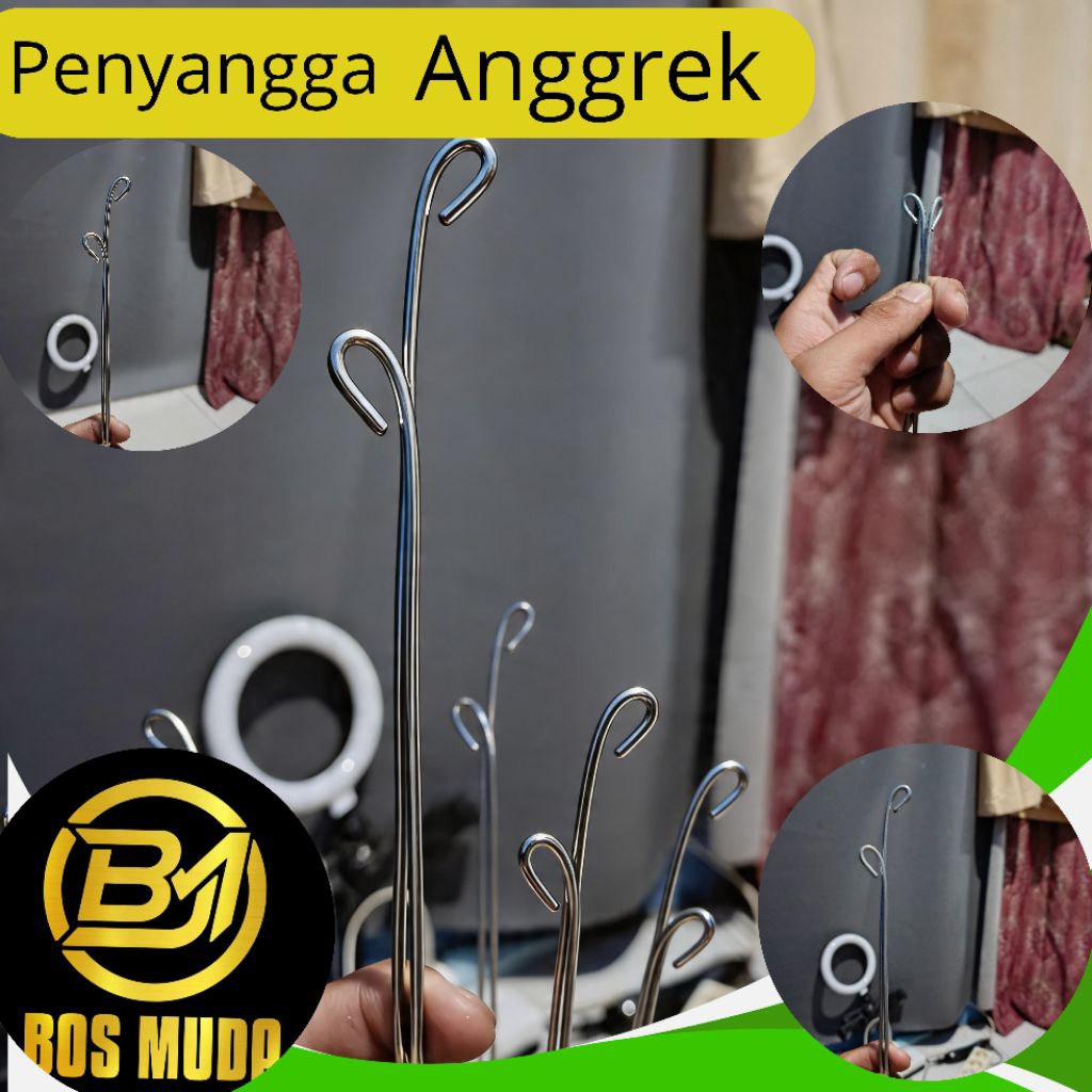penyangga tanam Anggrek kawat berdiri penyangga tanam hias dll