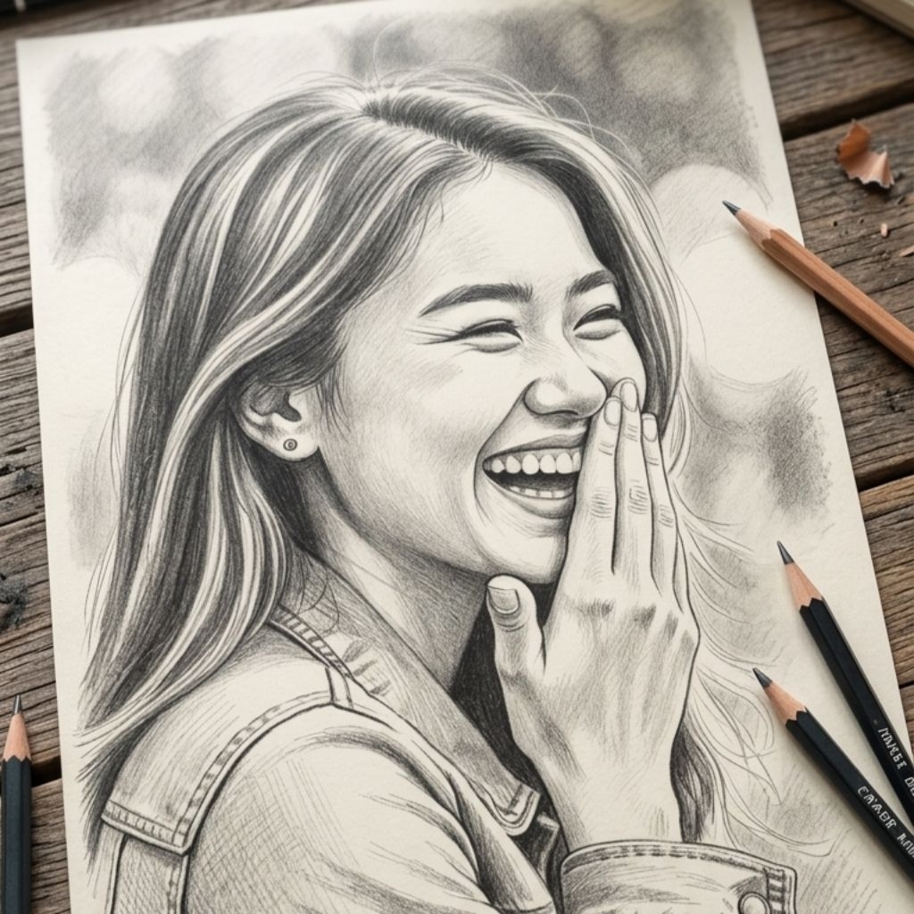 JASA SKETSA WAJAH REALIS BERKUALITAS, GAMBAR WAJAH REALISTIS