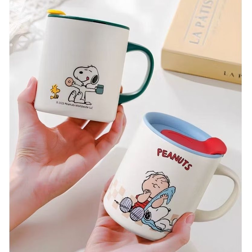 Gelas Snoopy / Mug Snoopy ORI Lisensi Import / Gelas Stainless Snoopy / Cangkir Kopi Lucu / Cangkir 