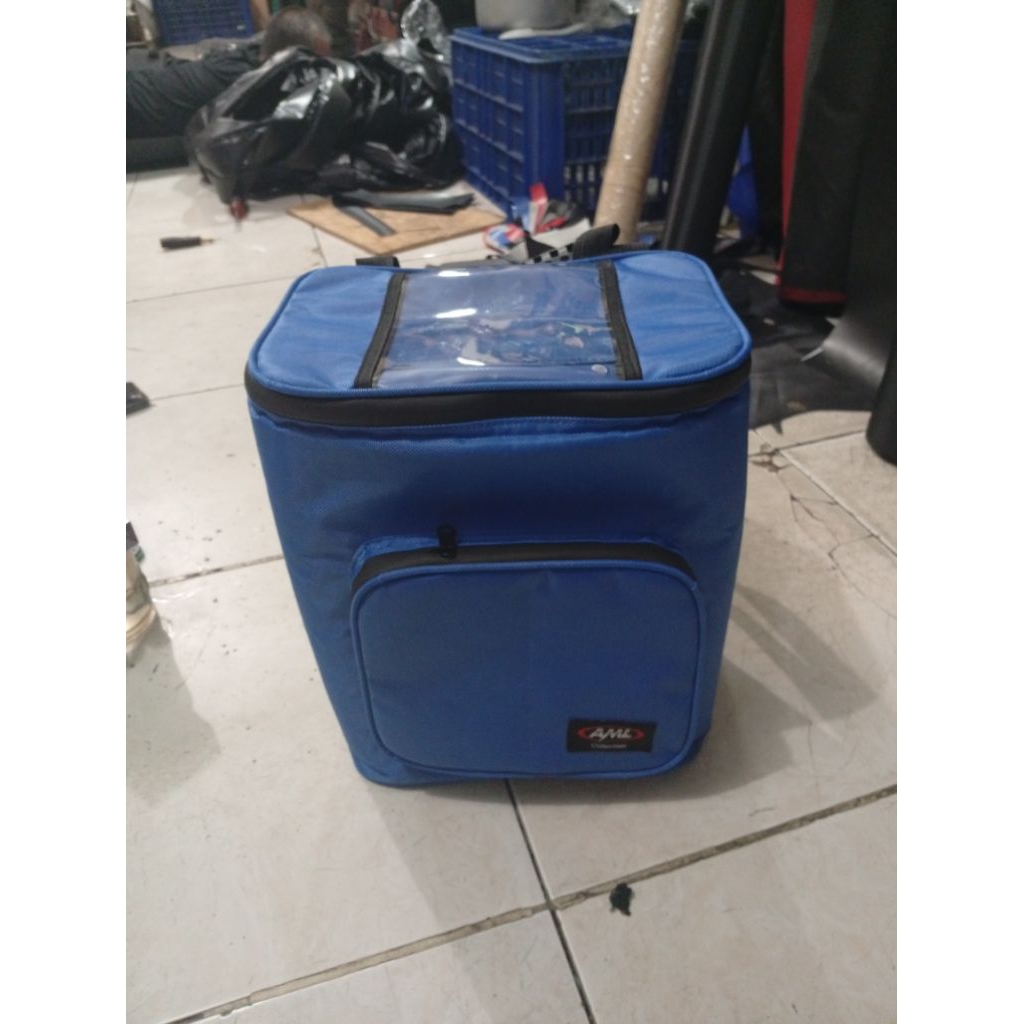 bagasi depan motor bebek metik waterproof anti air harian touring box hp GPS