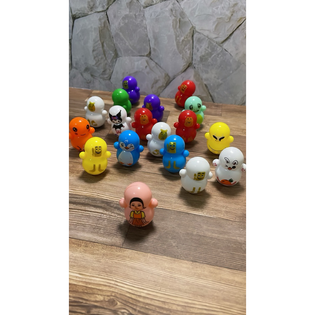 Mainan Boneka Goyang Mini Mixue - Motif Acak, Lucu, Penghilang Stres