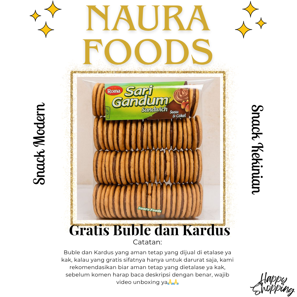 ROMA SARI GANDUM SANDWICH RASA COKLAT KILOAN