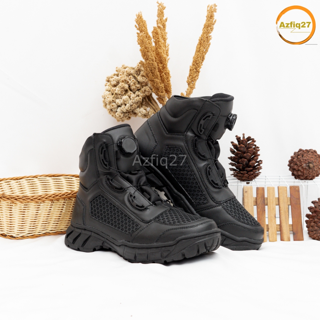 Sepatu Pdl Polri Polisi Lantas Sol Weba Azfiq27