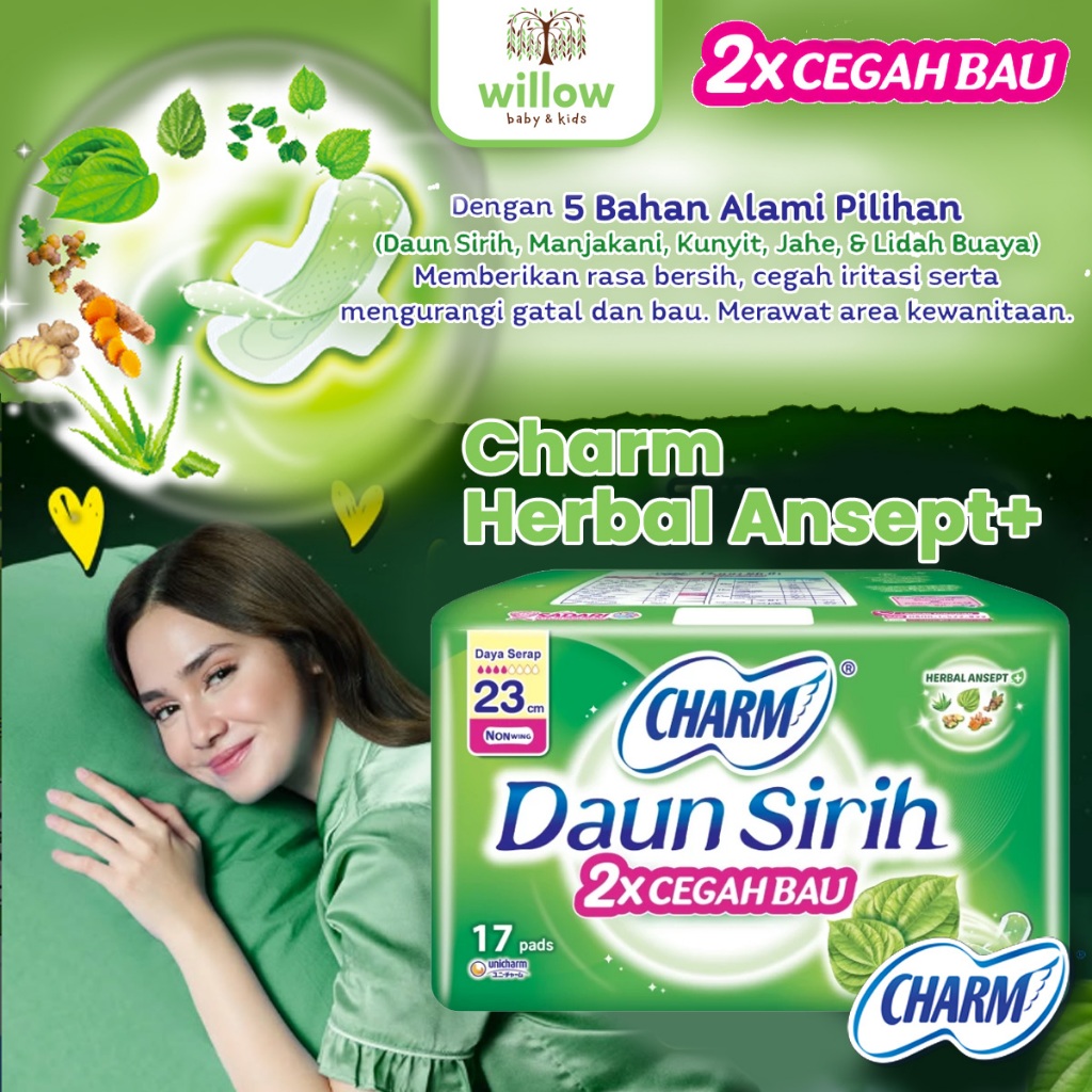 Pembalut - Charm Herbal Ansept+