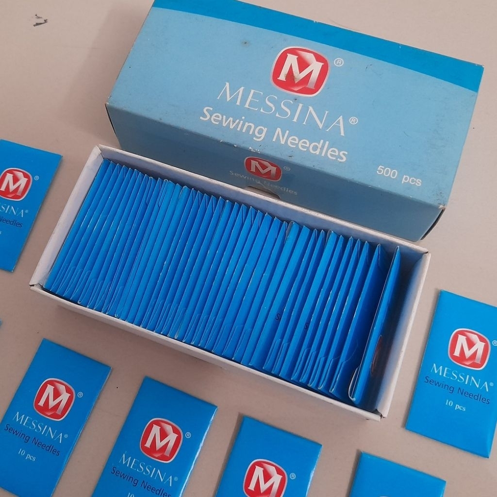Jarum mesin jahit Messina / Jarum Messina (1 Box 500 pcs jarum) / jarum mesin jahit