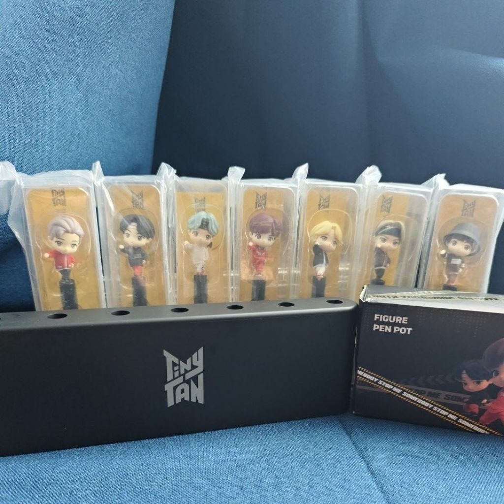 Figure Pen Pot BTS Mic Drop Original 1set