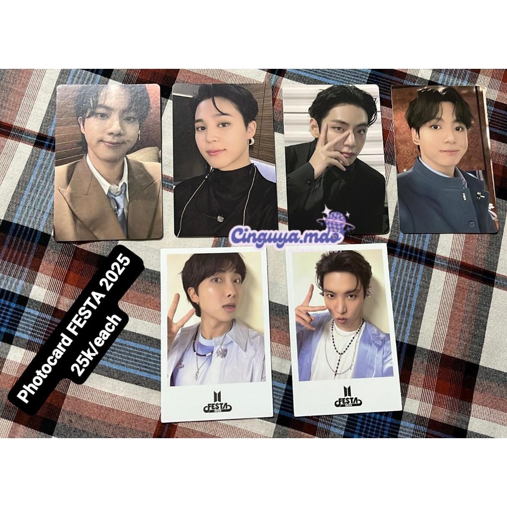 Photocard BTS FESTA 2025