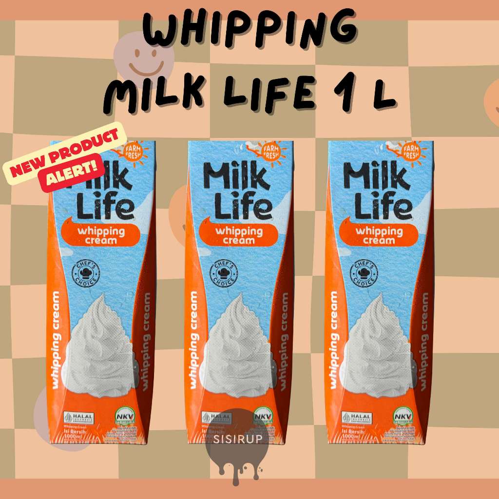 MILKLIFE WHIPPING CREAM 1L / Milk life / Whipping Cream Cair