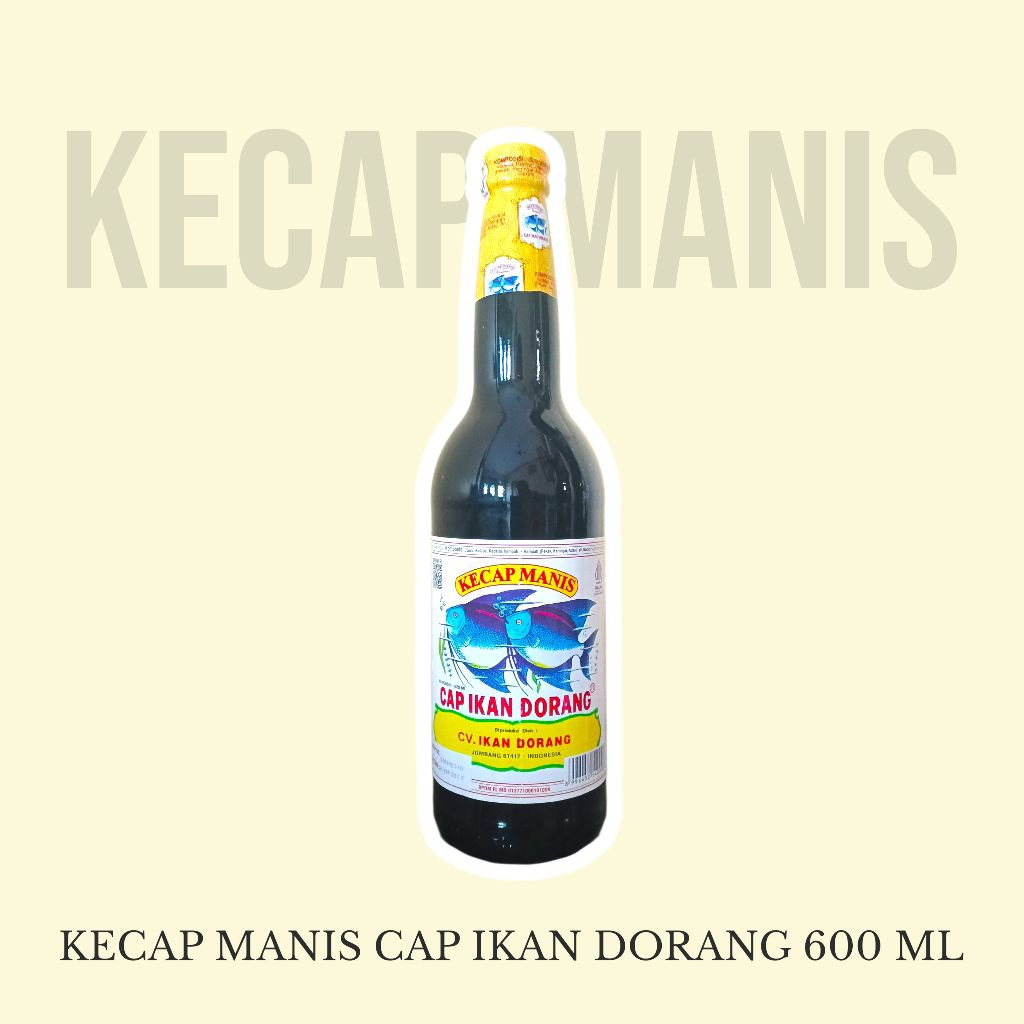 Kecap Manis Cap Ikan Dorang Asli Jombang 600 ml